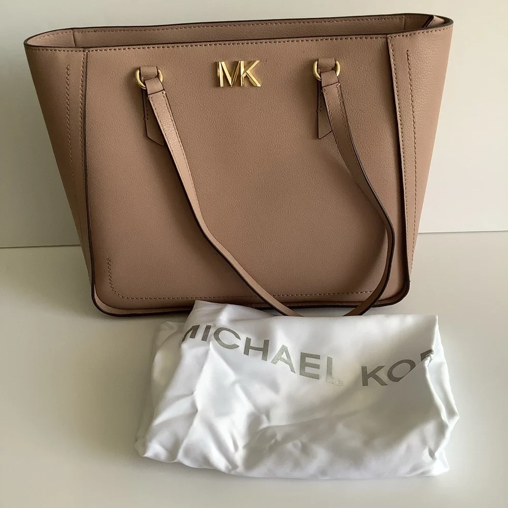 Michael Kors Sylvia Fawn‎ Leather Tote Bag NWT